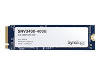 Synology SNV3400-400G - SSD - 400 Go - interne - M.2 2280 - PCIe 3.0 x4 (NVMe) - pour Disk Station DS1618+, DS1819+, DS2419+; RackStation RS2818RP+, RS820+, RS820RP+ SNV3400-400G