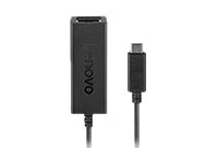 Lenovo USB-C to Ethernet Adapter - Adaptateur réseau - USB-C - Gigabit Ethernet x 1 - noir - pour ThinkSmart Hub 11H1 4X90S91831
