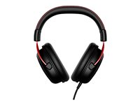 HyperX Cloud II Gaming - Micro-casque - canal 7.1 - circum-aural - filaire - USB, jack 3,5mm - noir, rouge - pour Victus by HP Laptop 15, 16; Pavilion x360 Laptop; Portable 14, 15, 17; Pro 290 G9 4P5M0AA